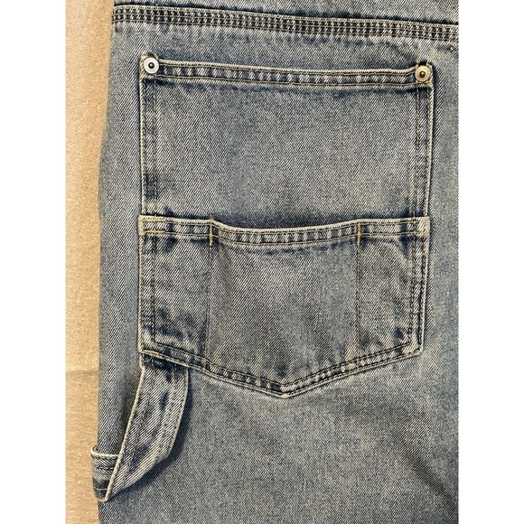 Godbody Grunge Jeans Mens Baggy Size 38x30 Y2k Utility Carpenter Baggies - Picture 10 of 16